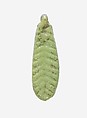 Leaf Pendant, Faience