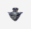 Heart Amulet, Glass, variegated