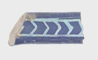Fragment of Vase Handle, Faience