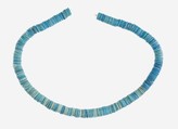String of Large Flat Disk Beads, Faience