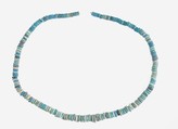 String of Small Disk Beads, Faience