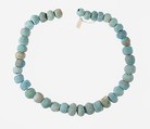 String of Big Ball Beads, Faience