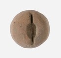 Mold for Small Ovoid Bead, Pottery