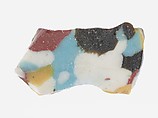Fragment of a Dish of Polychrome Mosaic Glass, Glass