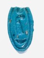 Ring, Prenomen of Amenhotep III, Faience, blue
