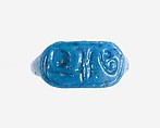 Ring Inscribed with the Throne Name of Amenhotep III, Faience