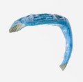 Ring with Cartouche of Amenhotep III, Faience, blue