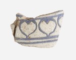 Vase Fragment, Faience