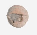 Mold for a Wedjat Eye Amulet, Pottery
