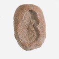 Mold for an Ear Amulet, Pottery