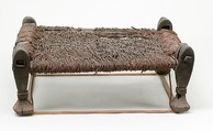 Stool, Wood, reed