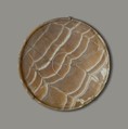 Dish, Travertine (Egyptian alabaster)