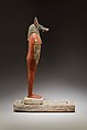Funerary Figure of Duamutef, Plastered and painted wood