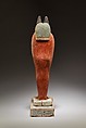 Funerary Figure of Duamutef, Plastered and painted wood