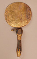 Model mirror of Hapiankhtifi, Wood, paint, gold leaf