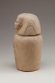 Canopic Jar, Limestone, paint