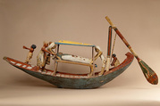 Model boat, Wood, paint