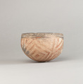 Drinking Cup, Polished black ware with decoration filled with white pigment