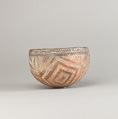 Drinking Cup, Polished black ware with decoration filled with white pigment