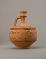 Jug with painted decoration, Pottery, paint