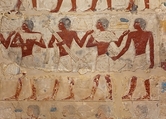 Mastaba Tomb of Perneb, Limestone, paint