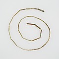 String of tubular beads, Faience