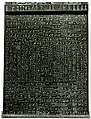 Magical Stela with Horus the Child, Metagraywacke