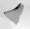 Fragment of the Top Surface of Siptah's Canopic Chest, Travertine (Egyptian alabaster)