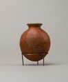 Red polished ware jar, Pottery