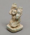 Figure of Servant carrying jars, Blue faience