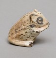 Jerboa figurine, Faience, blue