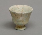 Model cup, Blue faience