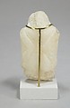 Magical figure of captive, Travertine (Egyptian alabaster)