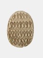Scarab Decorated with Loops, Steatite, traces of blue glaze