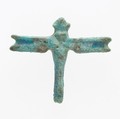 Dragonfly amulet, Faience, paint