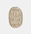 Scarab with the Representation of Fecundity Figures (Hapy), Steatite