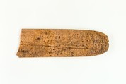 Plaque (?), Ivory