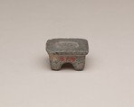 Kohl pot stand, Serpentinite
