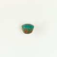Inlay from coffin, Green feldspar