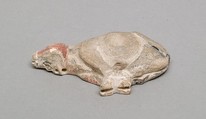 Model of slaughtered ox, Limestone, paint