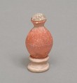 Model pot, Limestone, paint