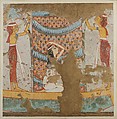 Funeral Boat, Tomb of Haremhab, Norman de Garis Davies, Tempera on paper