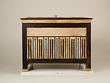 Jewelry chest of Sithathoryunet, Ebony, ivory, gold, carnelian, blue faience, silver
