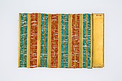 Broad Bracelet of Sithathoryunet, Gold, carnelian, turquoise, faience, Egyptian blue, lapis lazuli