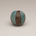 Large Ball bead, Faience