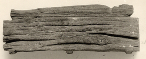 Shabti on coffin form, Wood