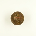 Ball bead, Faience (green)