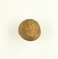Ball bead, Faience (green)