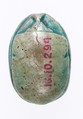 Scarab, Steatite (glazed)