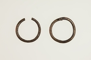 Pair of Earrings (with 16.10.337), Silver